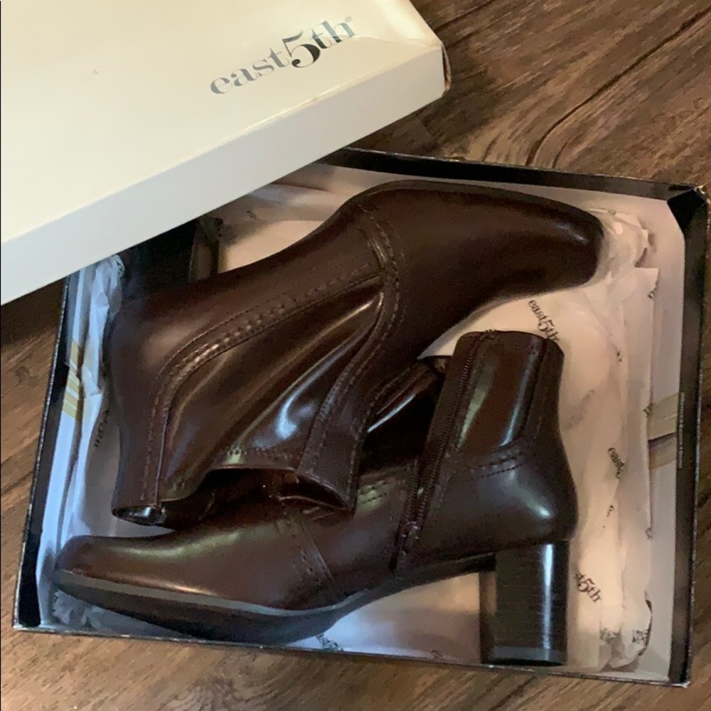🤎 east 5th keiki brown booties